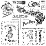 Christmas Post Stamp Set
