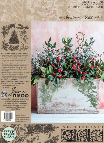 Holly & Pine Stamp Set