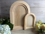 IOD Arched Wood Gallery Blank, 7 x 10