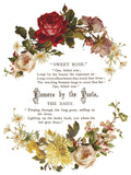 Flowers by The Poets IOD Transfer