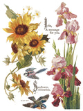 Flowers by The Poets IOD Transfer