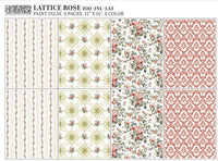 Lattice Rose IOD Paint Inlay
