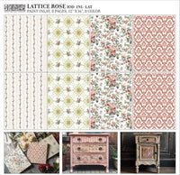 Lattice Rose IOD Paint Inlay