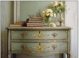 Petite Fleur Pink IOD Paint Inlay