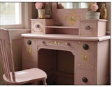 Petite Fleur Pink IOD Paint Inlay