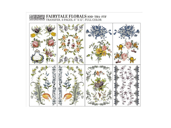 FairyTale Floral Transfer