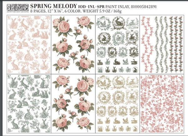 Spring Melody Mix Spring Melody Paint Inlay – Kim's Kottage LLC