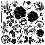 Painterly Roses Stamp