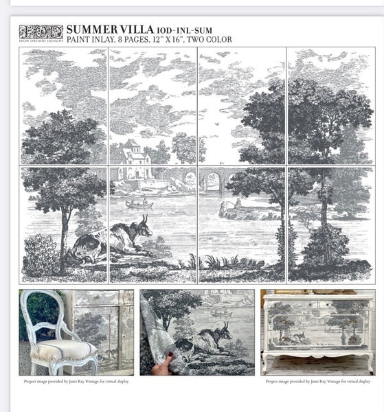 Summer villa paint inlay